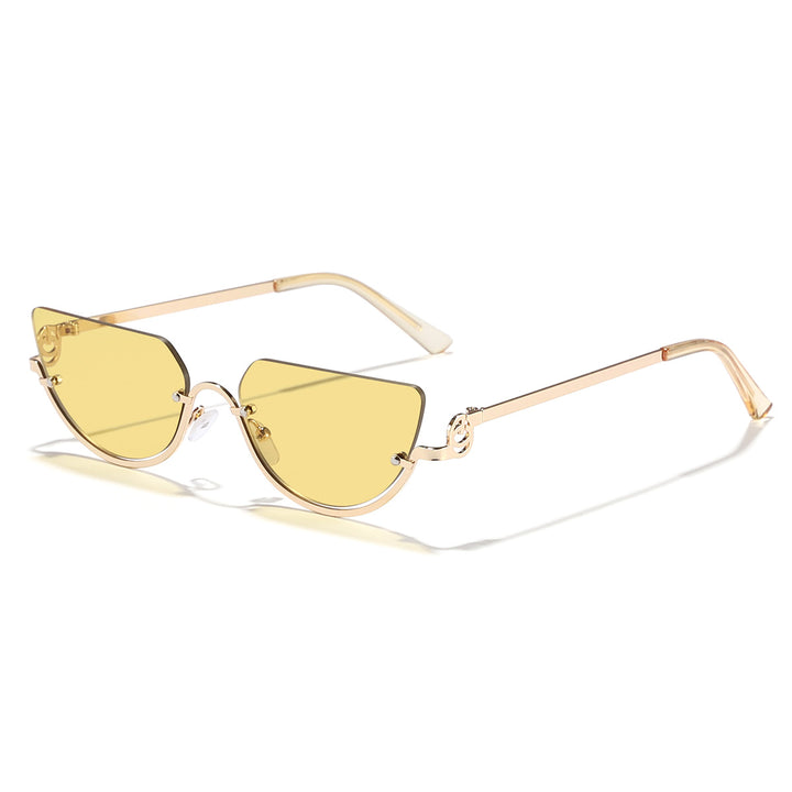 Dame Design-solbriller med innovativ Cat-Eye-ramme Skanto