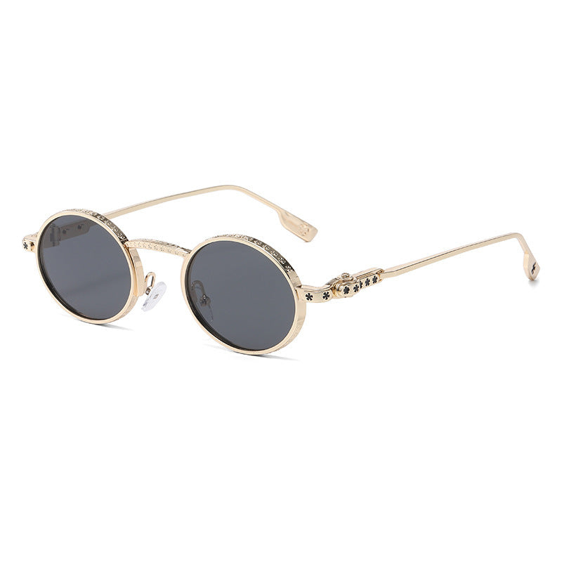 Dame Elegant solbrille med filigran detaljer Skanto