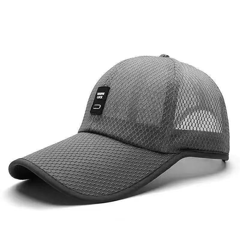 pustende mesh baseball caps med justerbar bakre stropp og buet brem Skanto