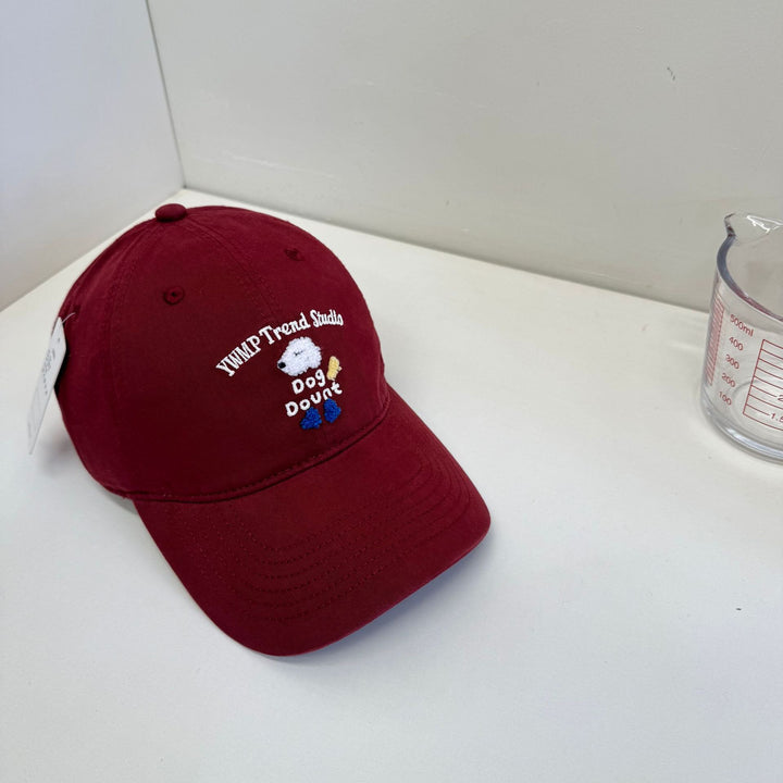 Unisex Brodert Hundetema Baseball Caps Skanto