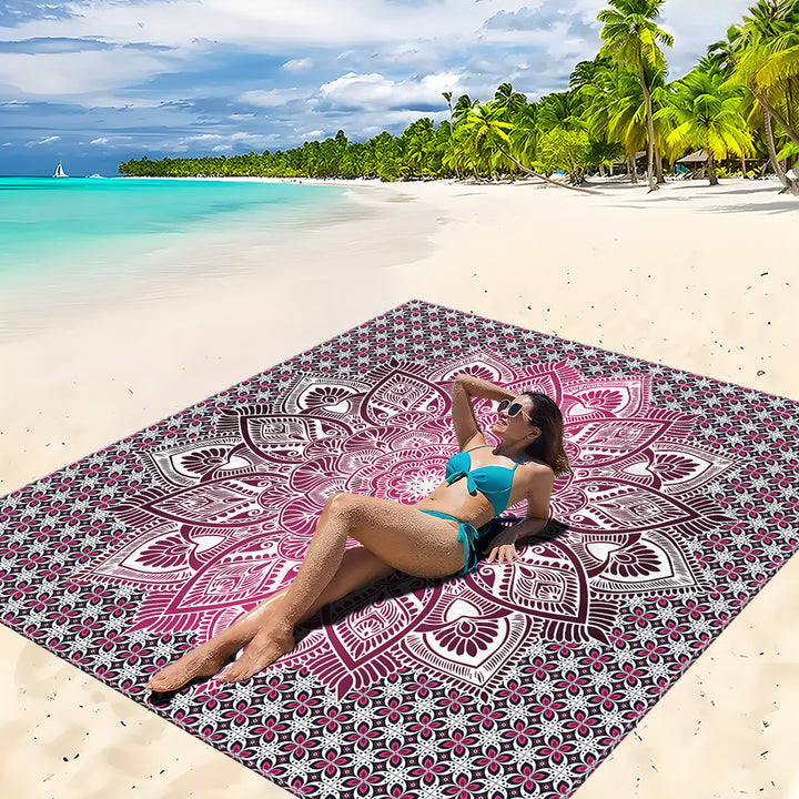 Mandala Design Strandmat Skanto