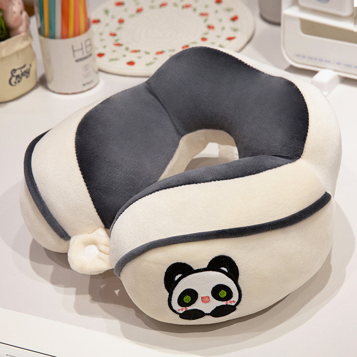 Ergonomisk nakkepute med panda-motiv Skanto