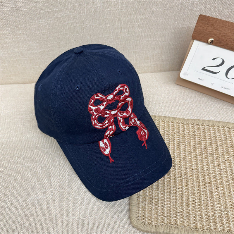 Damebroidered grafisk baseball caps Skanto