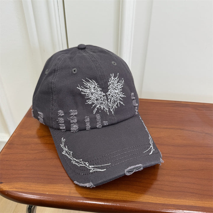 Kvinne's Slitt Grafisk Baseball Caps Skanto