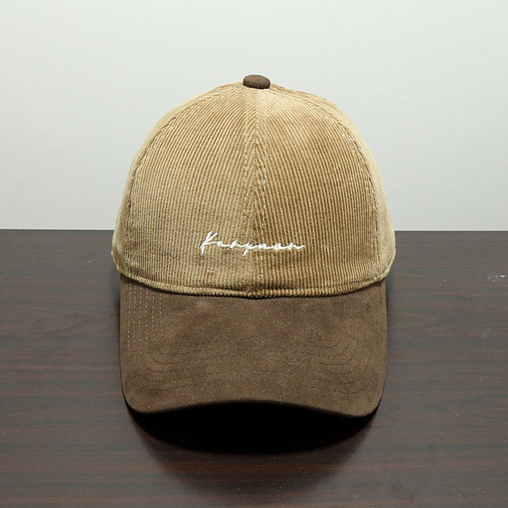 Herre Strukturert Corduroy Baseball Caps Skanto