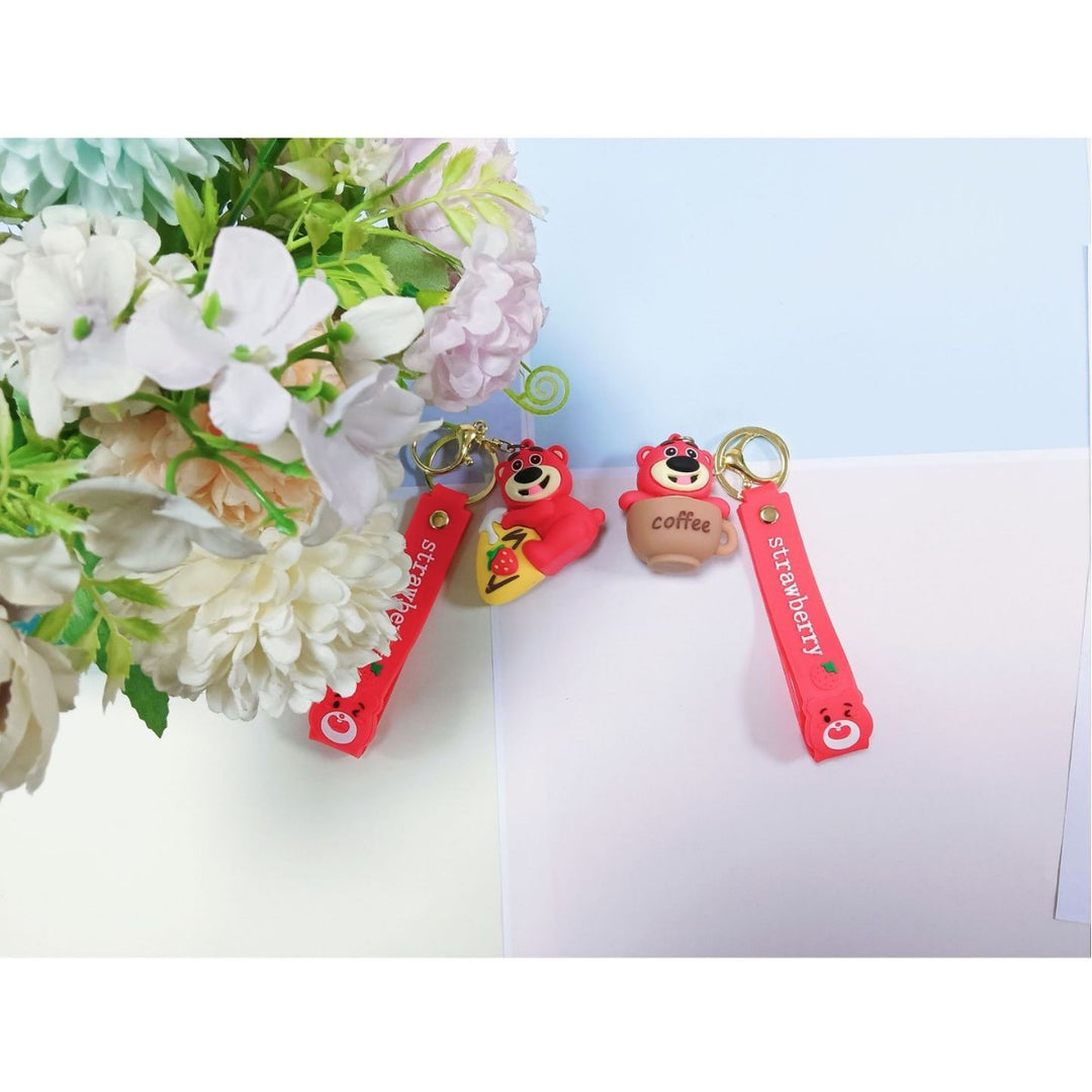 Unisex Cute Bear-themed Keychain Skanto