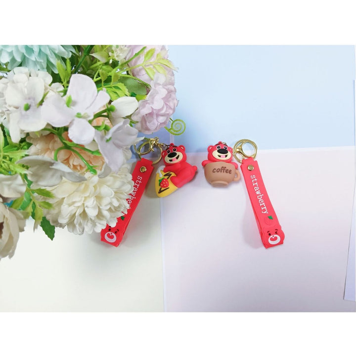 Unisex Cute Bear-themed Keychain Skanto