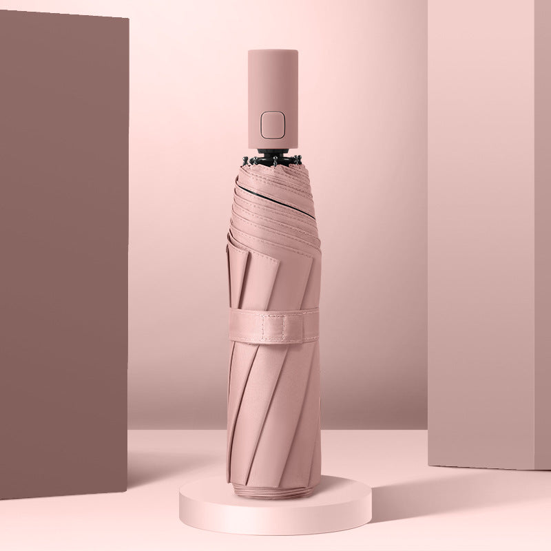 Damen Automatischer Faltregenschirm mit ultraleichtem Design Skanto