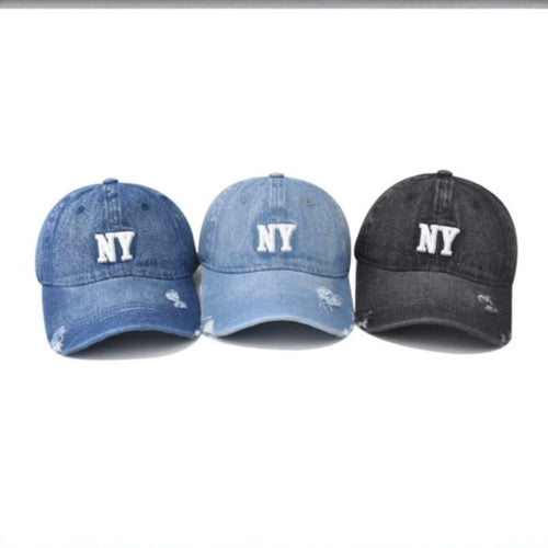 Kvinne Slitt Denim Baseballcaps Skanto 1784188163