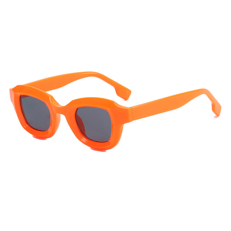 Dame Moderne Geometrisk Solbrille Skanto
