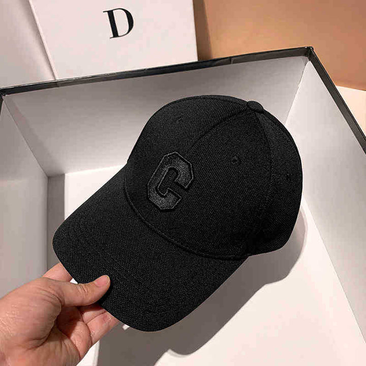 Men's Stylish Textured Cotton Baseball Cap Skanto