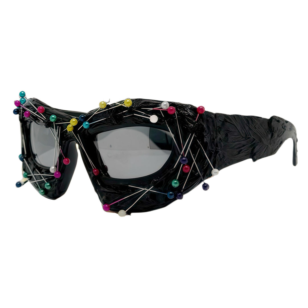 Dame Kreativ Design-solbrille med innovativ akcent Skanto