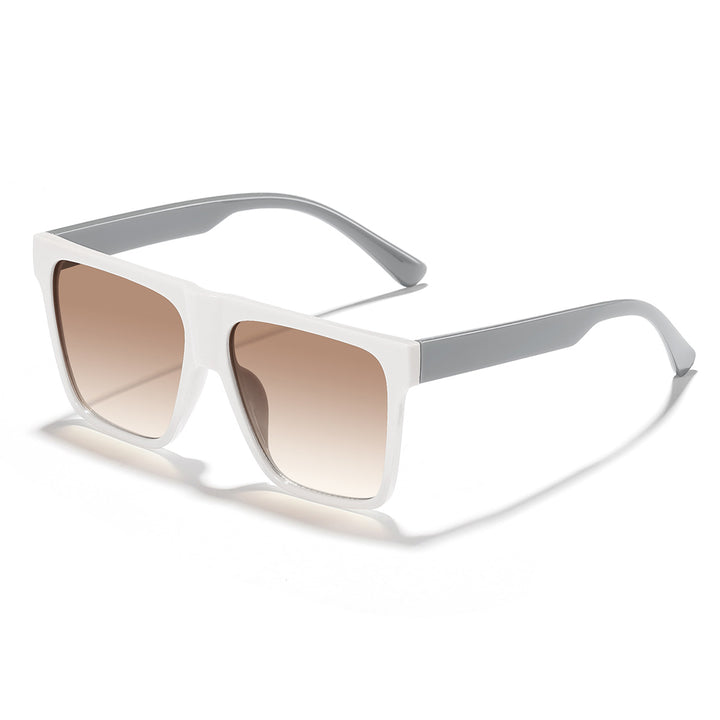 Dame kvadratisk solbrille i elegant design med myke linser Skanto