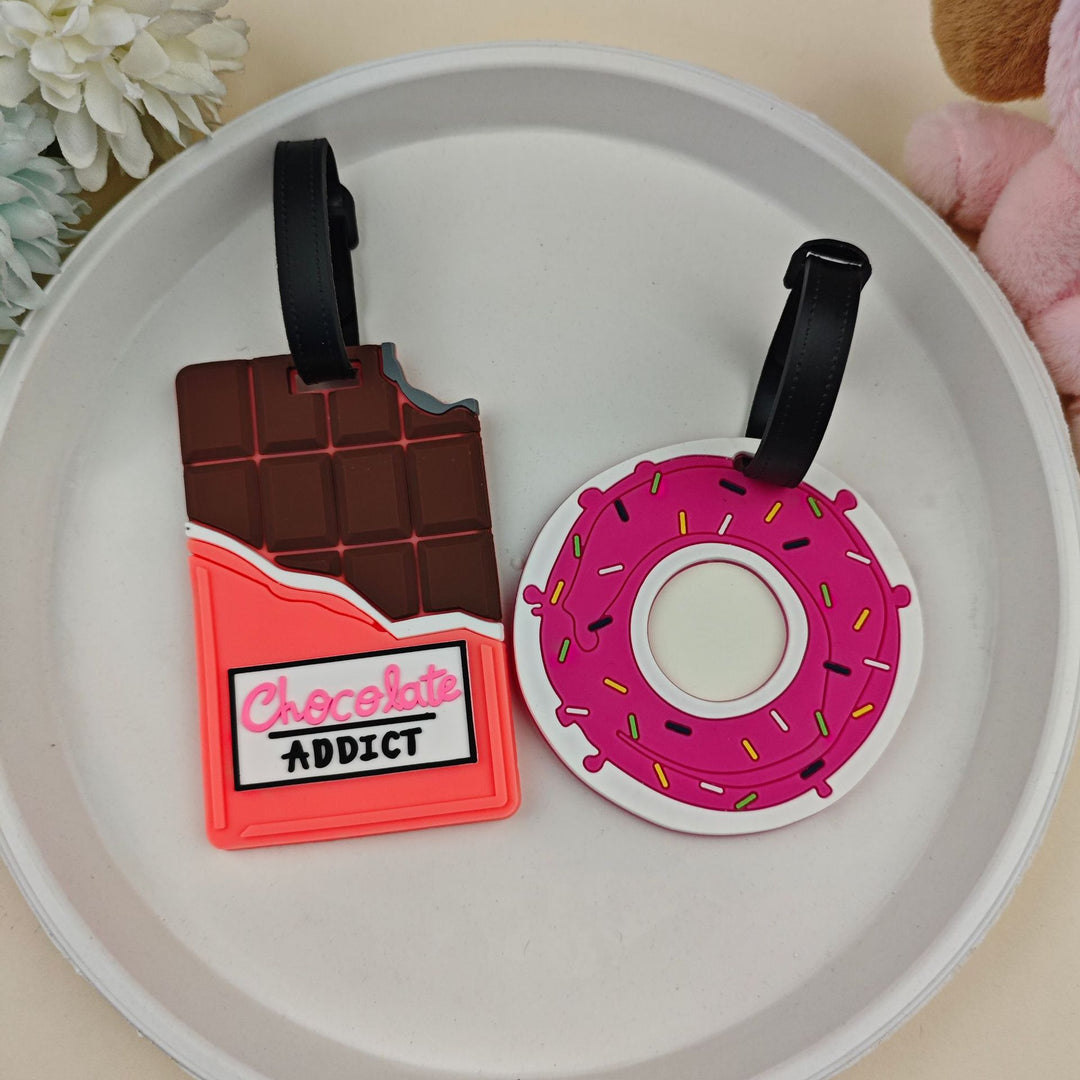 Unisex bagasjetag i cupcake-design Skanto