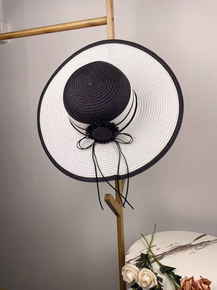 Elegant Strandveske med tilhørende solhatt Skanto