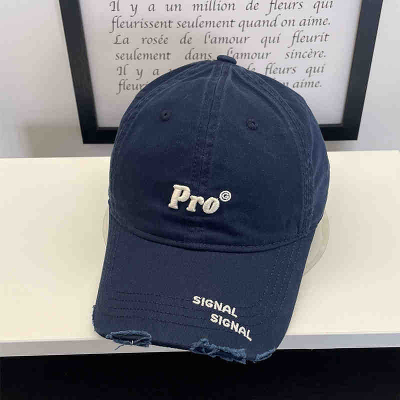 Kvinnenes Casual Slitt Brodert Baseball Caps Skanto