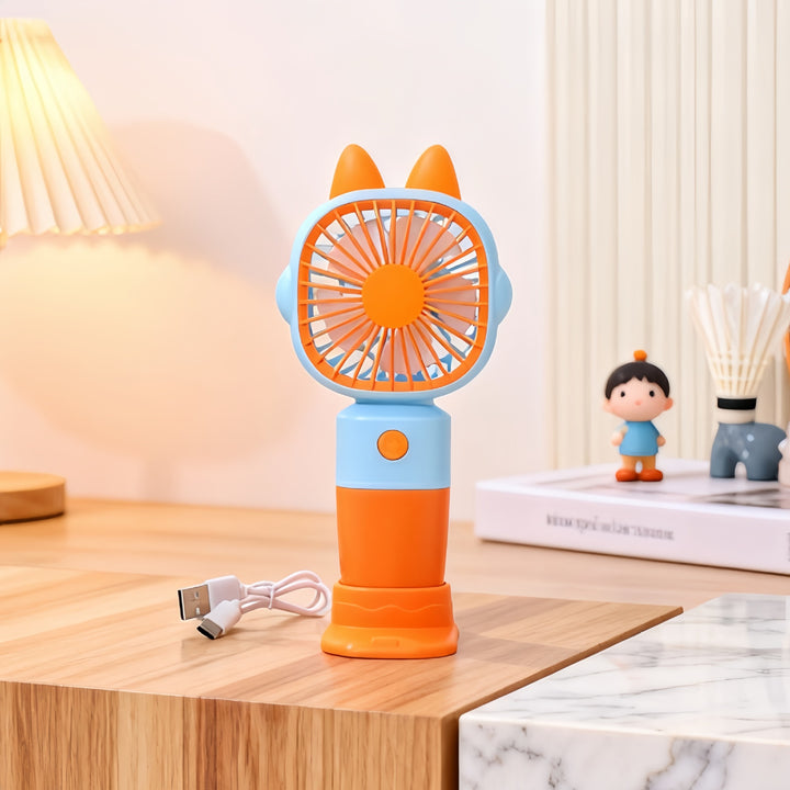 Damer Bærbar Dyre Mini-Ventilator med USB-tilkobling Skanto