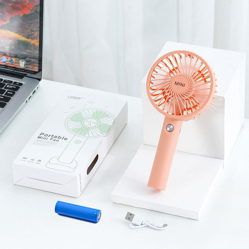 Unisex bærbar mini vifte med USB-tilkobling og variabel hastighetskontroll Skanto