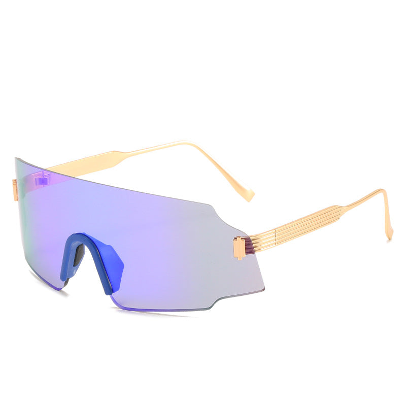 Dame sporty sikkerhets-solbrille med moderne, gjennomsiktig design Skanto