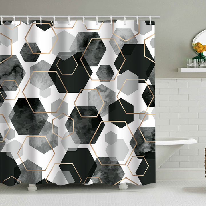 Geometric Pattern Dusjforheng Skanto