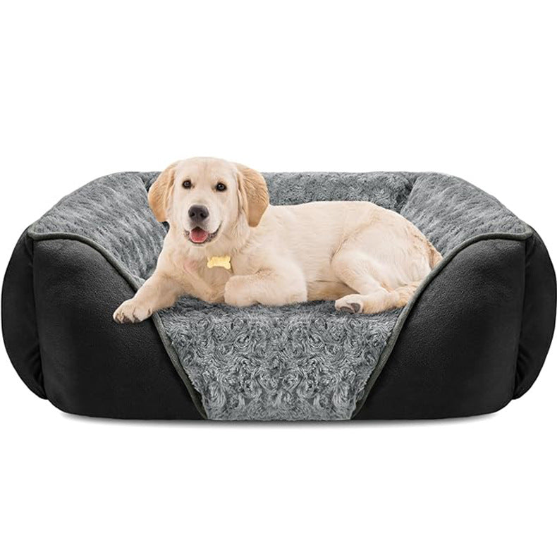 Ortopedisk Plysj Sofa Hundeseng