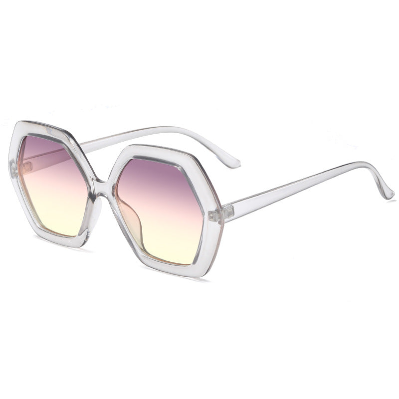 Dame geometrisk solbrille med moderne design Skanto