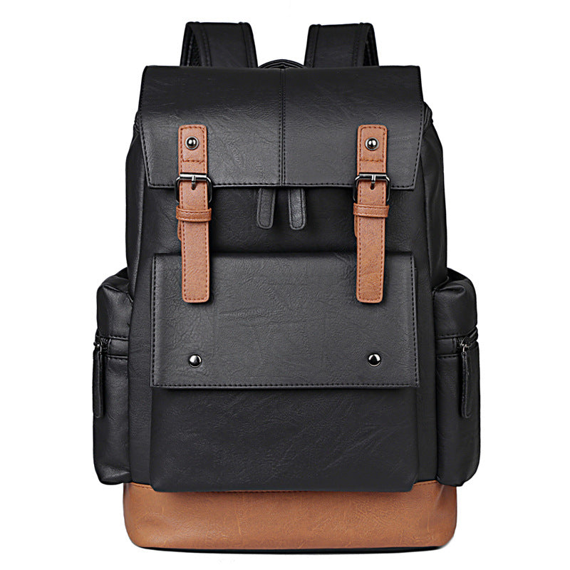 Elegant Backpack in Durable Faux Leather Skanto