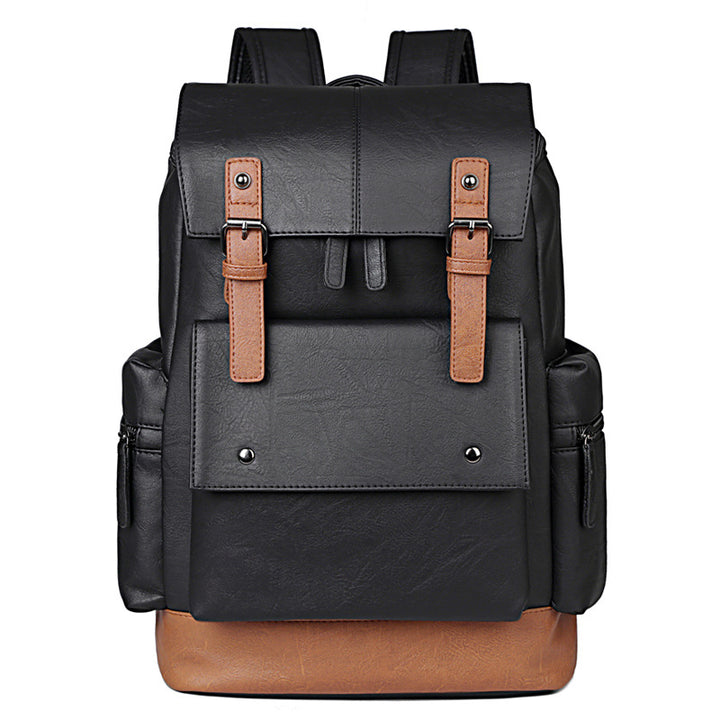 Elegant Backpack in Durable Faux Leather Skanto