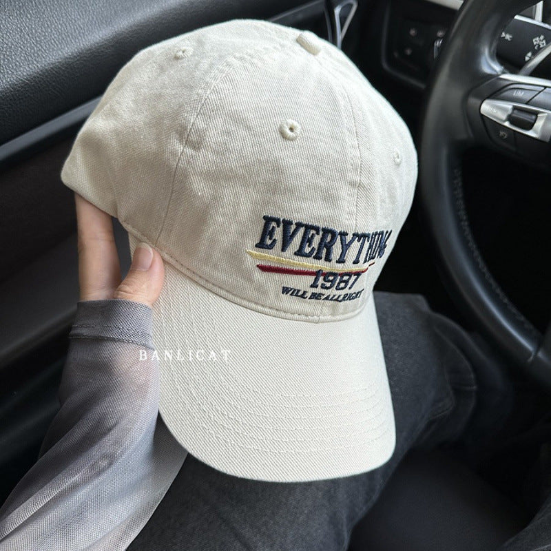 Herre Casual Brodert Uttal Baseball Cap Skanto