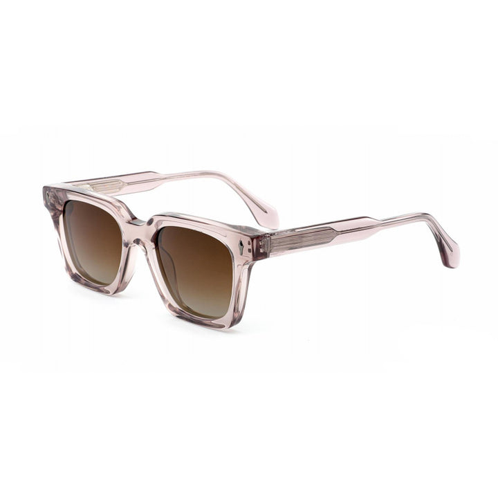 Dame klassisk kvadratisk solbrille med robust ramme og UV-beskyttelse Skanto