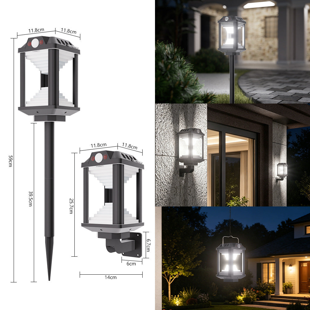 Utendørs solenergi LED-lanterne Skanto