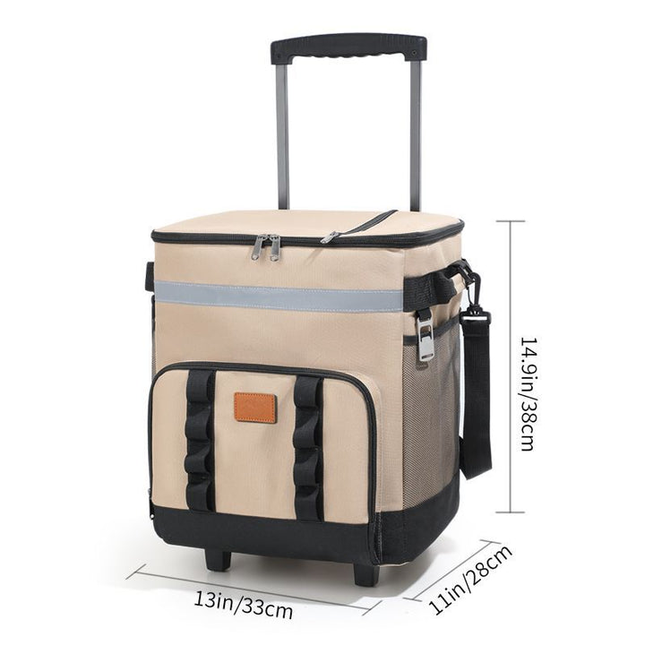 Dame reise-kjølebag med uttrekkbart håndtak Skanto