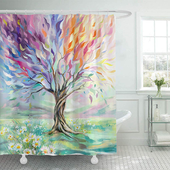 Kunstnerisk Tre Design Dusjforheng Skanto