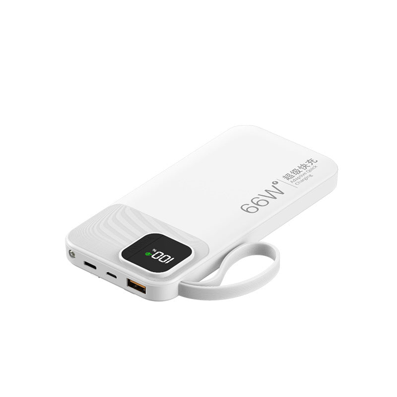 Høyytelses powerbank med LED-skjerm og hurtigladefunksjon Skanto
