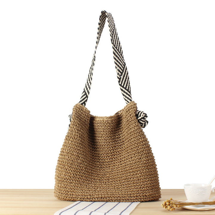Elegant Strandbag i Håndlaget Design Skanto