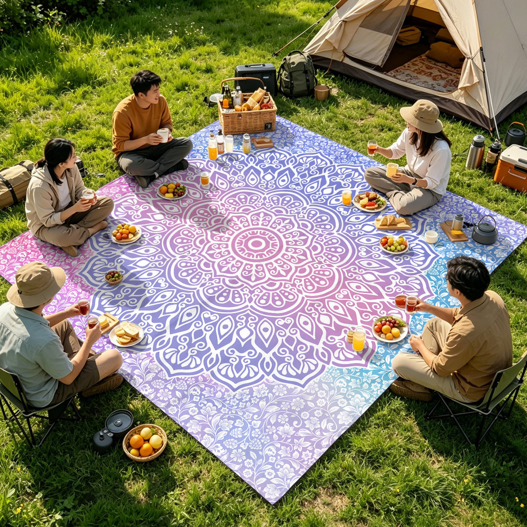 Mandala Design Strandmat Skanto