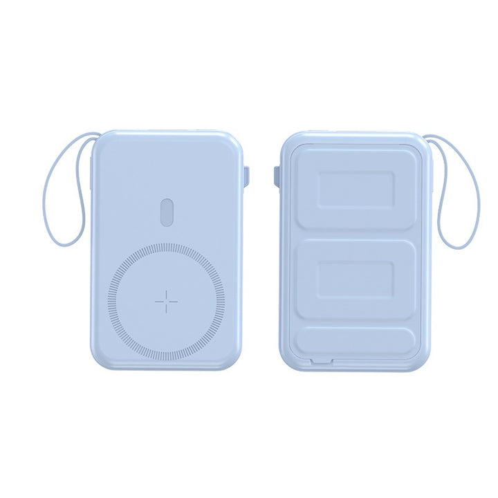 Bærbar trådløs powerbank med integrert ladepute Skanto