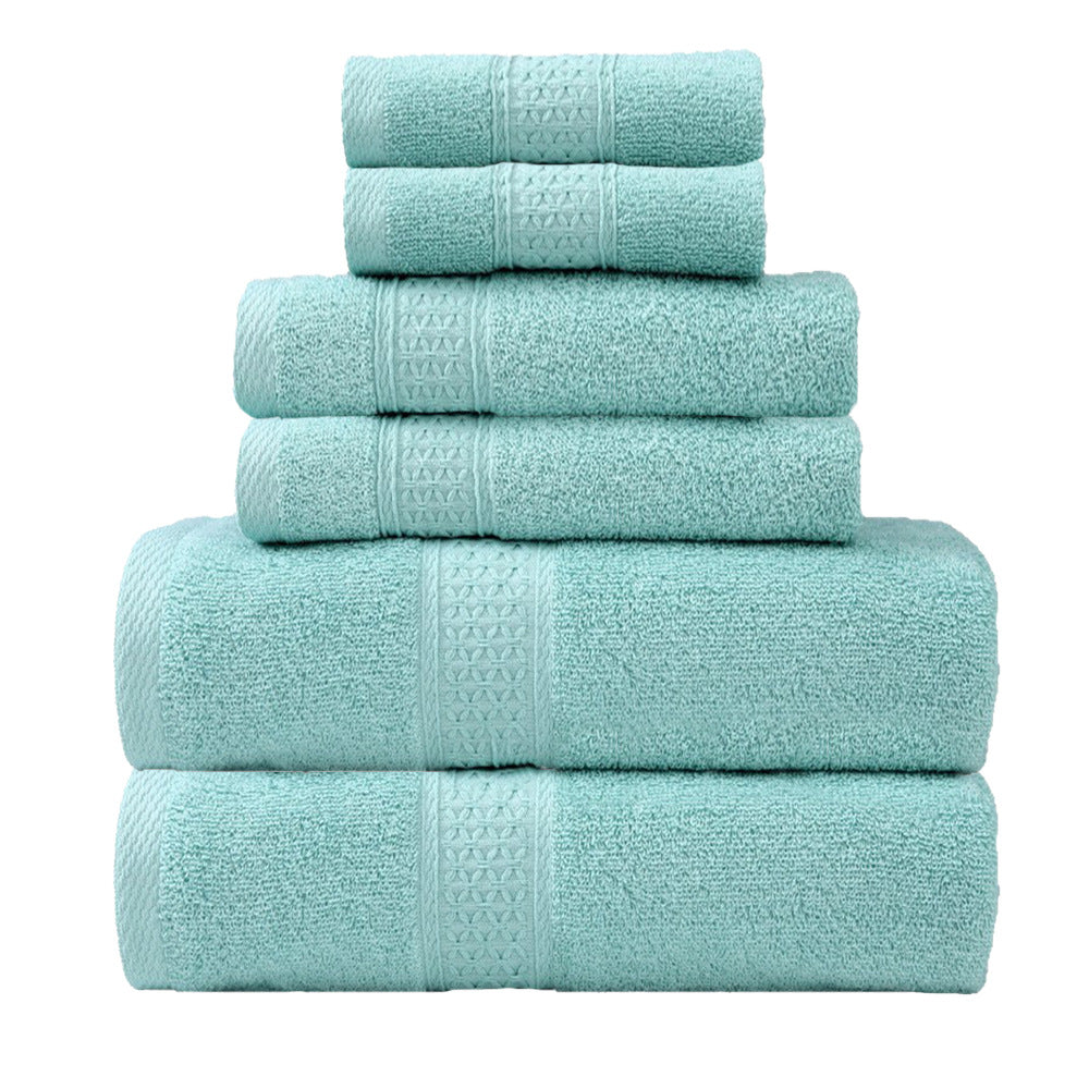 Frottee Håndkle-Set Med Elegant Bånd