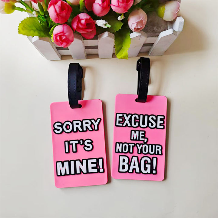 Unisex Funny Statement Luggage Tag Skanto