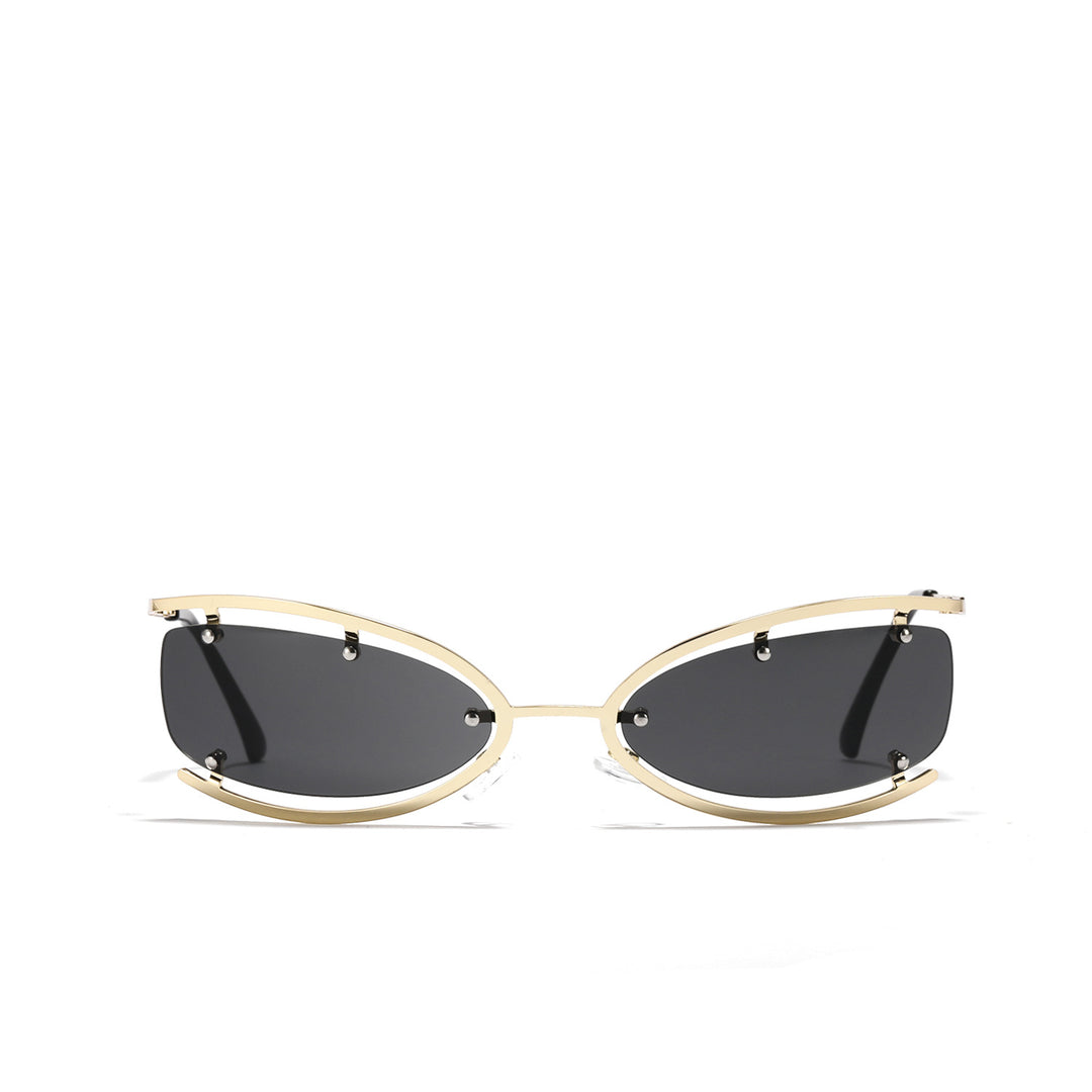 Dame moterik solbrille med unik ramme konstruksjon Skanto