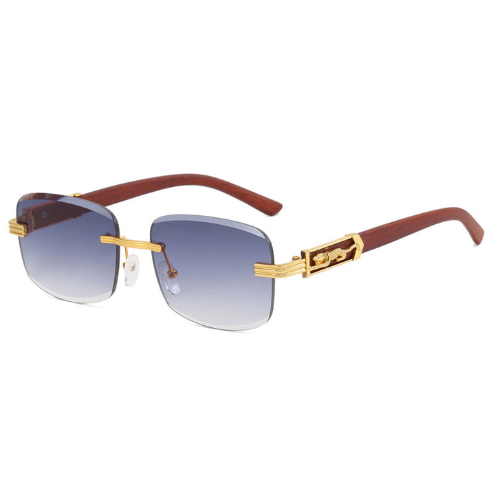 Dame designer solbrille med luksuriøse accenter Skanto