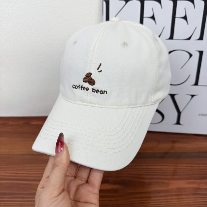 Kvinne Brodert Kaffe Bønne Baseball Cap Skanto