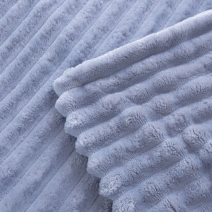Dame Fluffy Kosetepp med teksturert Design Skanto