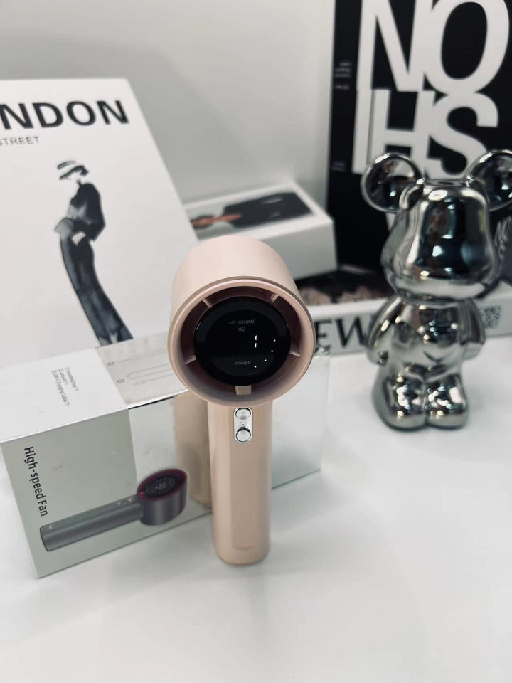Dame Håndholdt USB-vifte med temperaturvisning Skanto