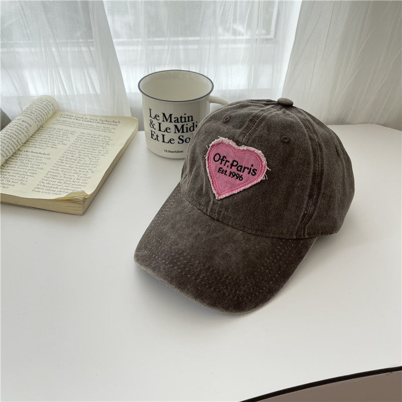 Kvinne Vintage-inspirert Brodert Baseballcap Skanto