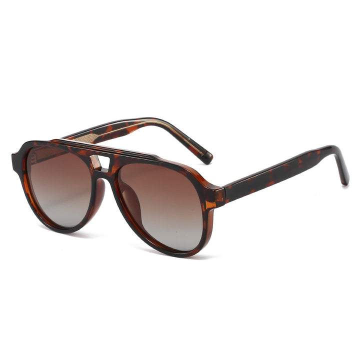 Dame Vintage solbrille med høy kvalitet UV-beskyttelse og moderne skilpaddemønster Skanto