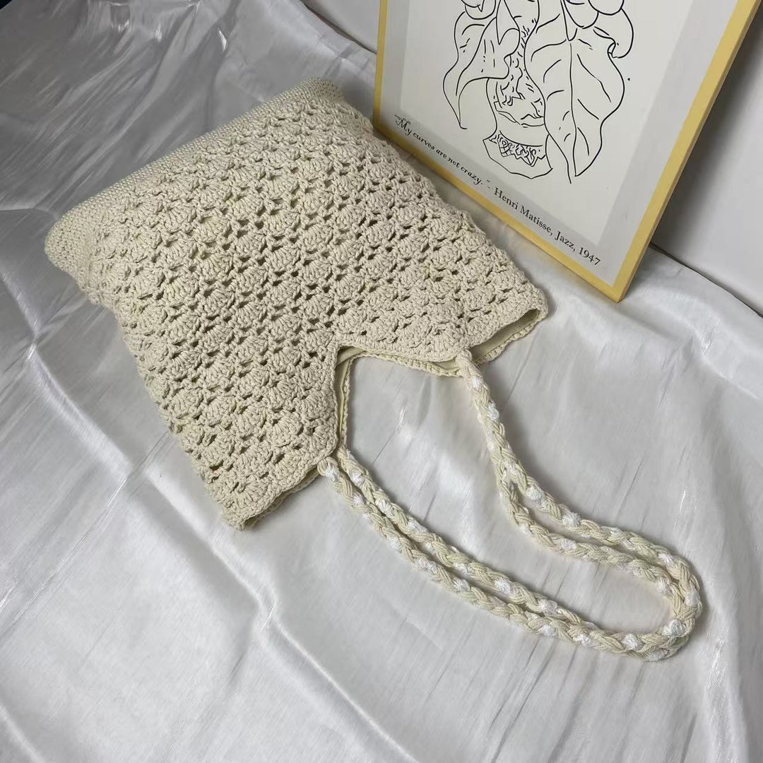 Håndkniplet Shopper Bag Skanto