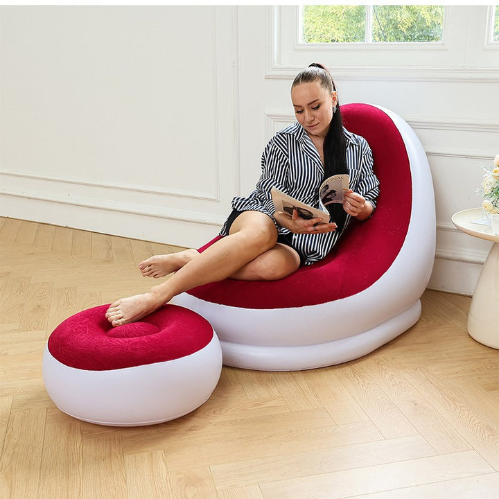 Kvinnenes oppblåsbare komfortsofa med ergonomisk ryggstøtte Skanto