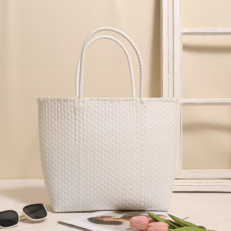 Flettet fritids shopper-veske Skanto