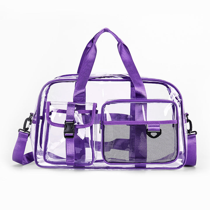 Gjennomsiktig sportbag med multifunksjonelle lommer Skanto